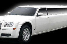 white limo for rent